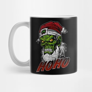 Santa Claus Zombie Skull Mug